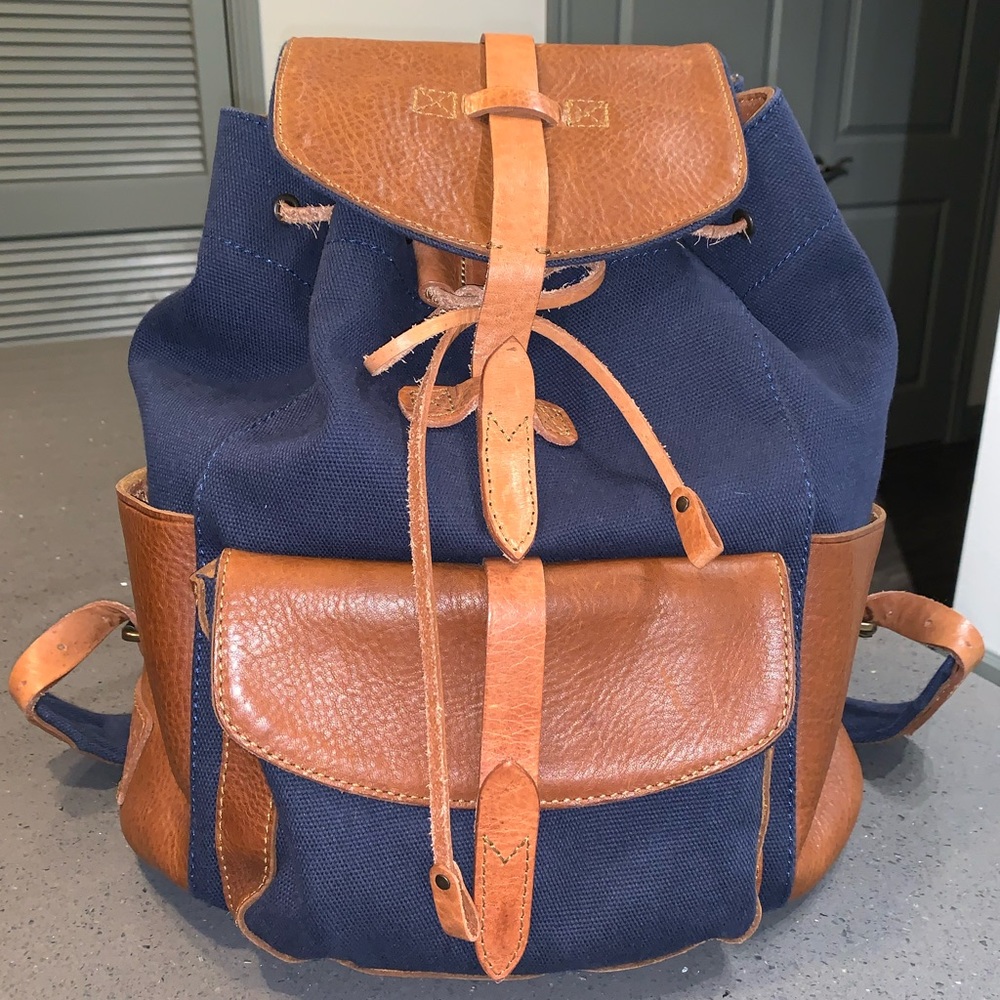Will Leather Goods Canvas/Leather Rainier Backpack